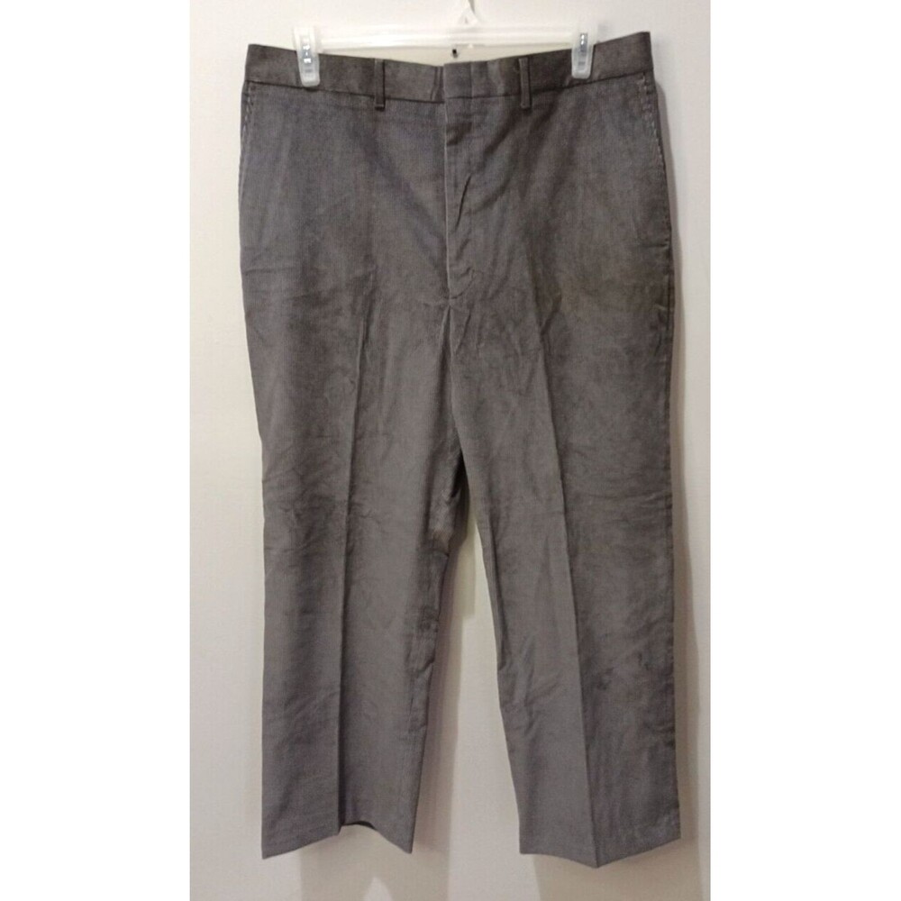 Reed St James Loafers Mens Gray Curdouroy Pants Size 38 x 29 New Old Stock